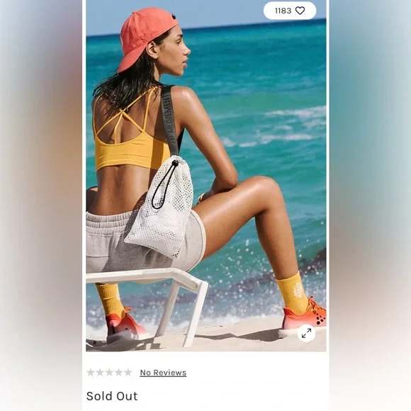 Free People Movement Mini Mesh Sling Water Bottle Holder - Picture 13 of 14